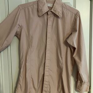 Vintage 70s Pierre Cardin  long-sleeved men's dress shirt